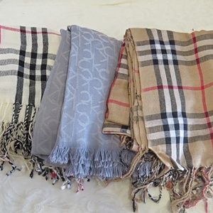 3 Nice Light Weight Scarves